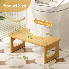 AmazerBath textura de la superficie de bambú y borde liso para confort