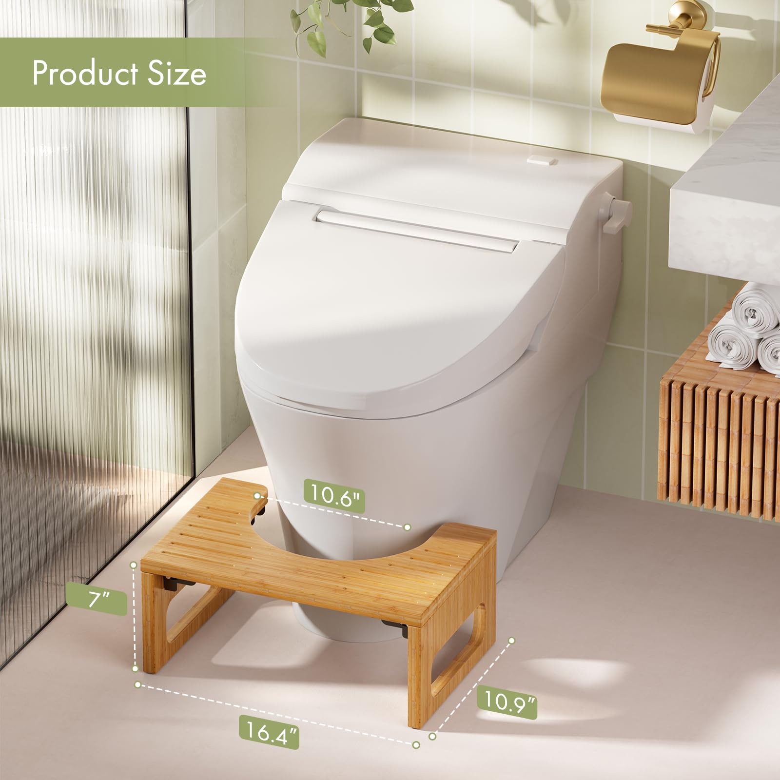 AmazerBath superficie con tiras antideslizantes, seguridad al apoyar los pies