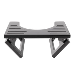 AmazerBath vista frontal del taburete de bambú plegable, soporte estable