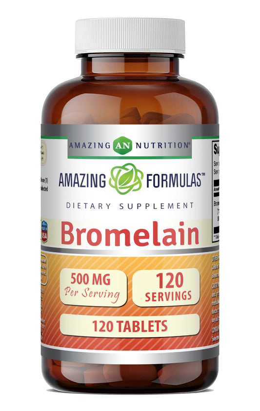Amazing Nutrition frasco frontal mostrando diseño y cantidad de tabletas