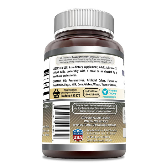 Amazing Nutrition close-up de cápsulas blanda color natural, textura uniforme