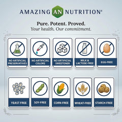 Amazing Nutrition frasco en mano para comparar tamaño y dosis