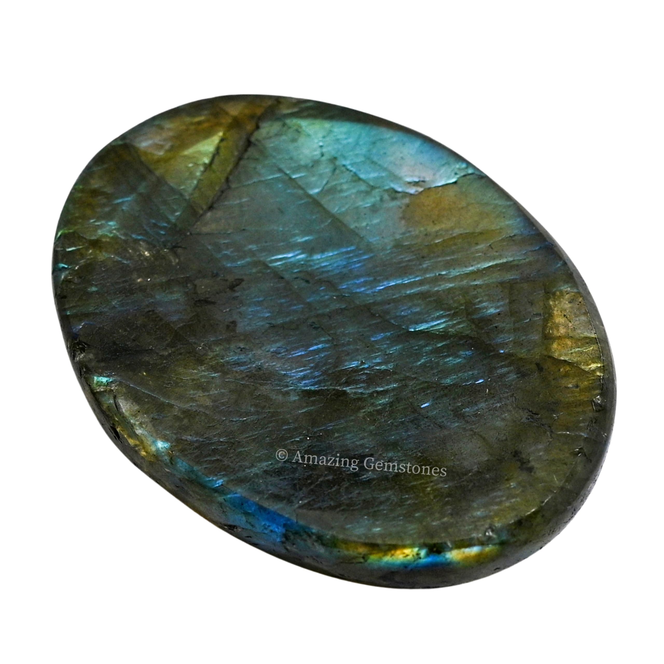 Amazing Gemstone primer plano textura labradorita tacto suave