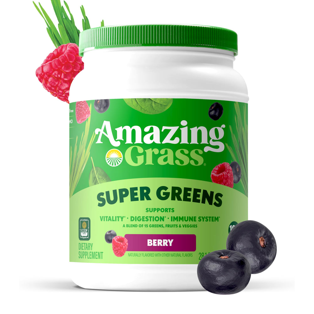Amazing Grass batido de desayuno con powder, añade sabor y energía natural