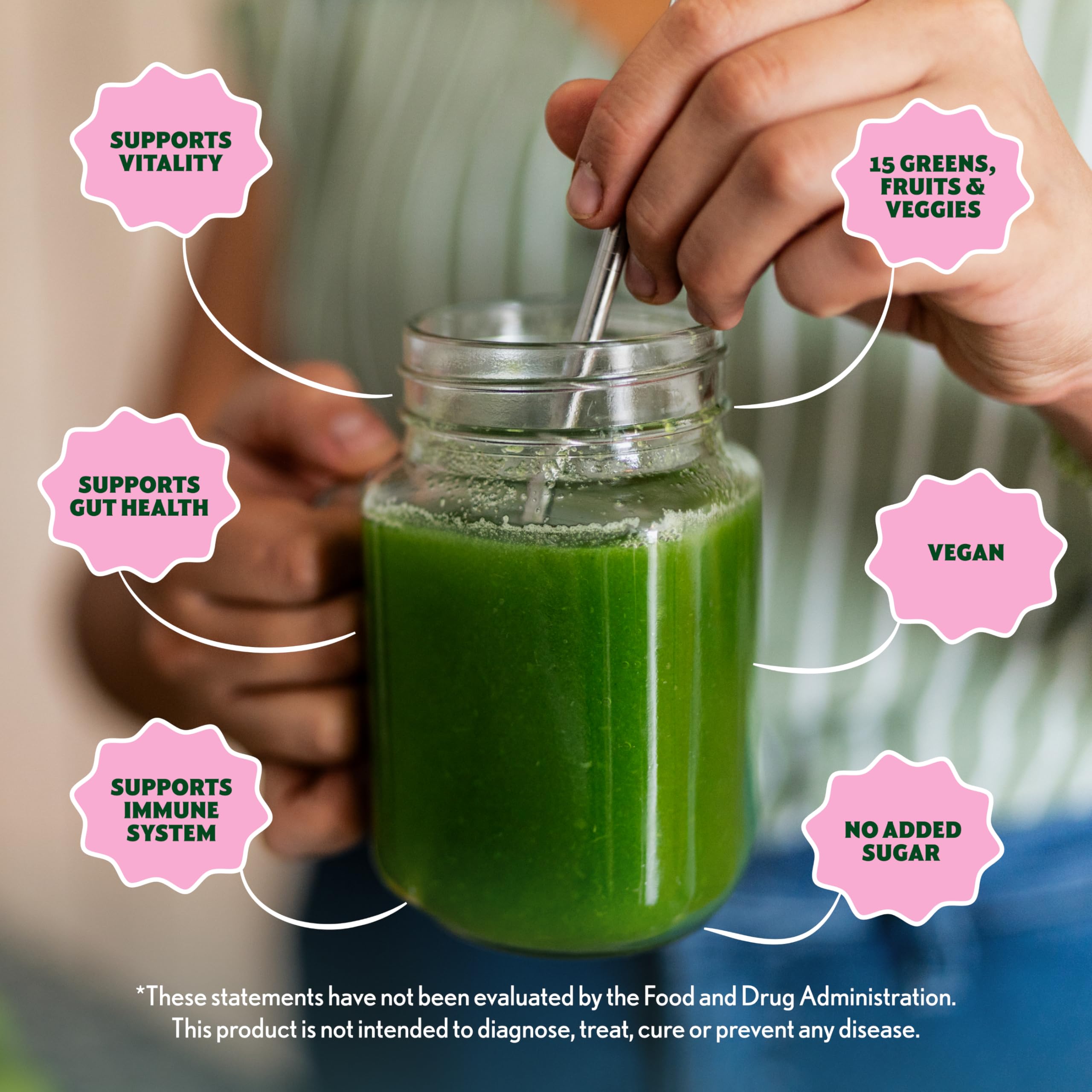 Amazing Grass batido matutino con frutas, aporte vegetal rápido y sabroso