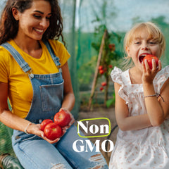 Amazing Grass etiqueta con certificaciones USDA Organic y Non-GMO