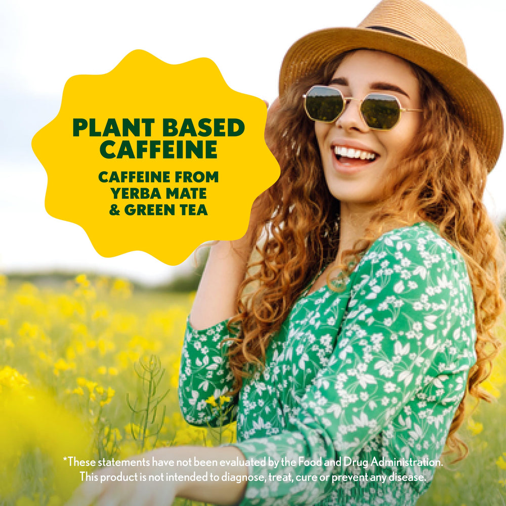 Amazing Grass etiqueta con lista de ingredientes y certificaciones visibles