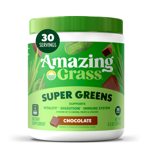 Amazing Grass envase frontal mostrando identidad y conveniencia