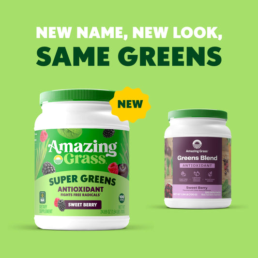 Amazing Grass polvo Sweet Berry textura fina mejora absorción
