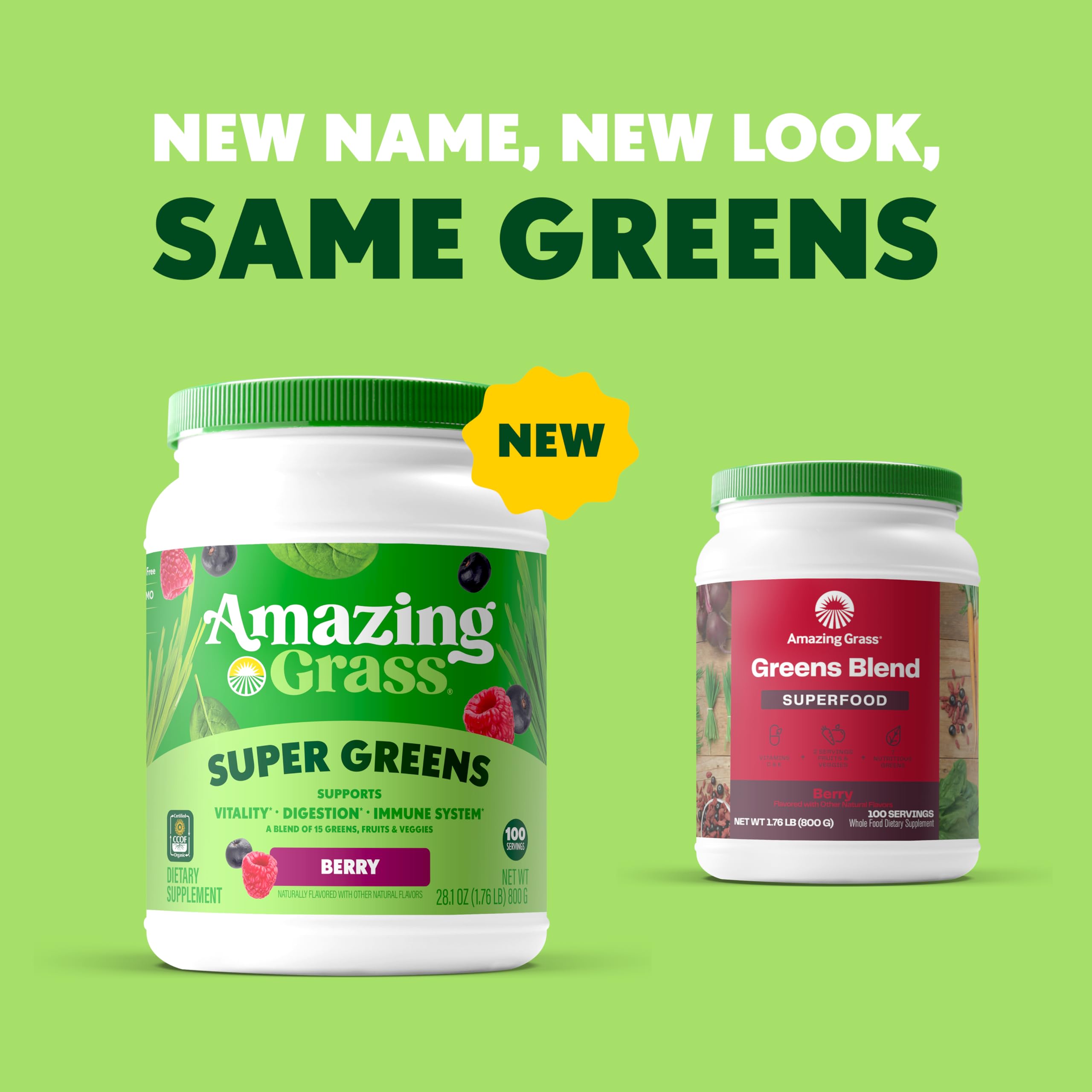 Amazing Grass textura del polvo berry en primer plano, mezcla fina y uniforme