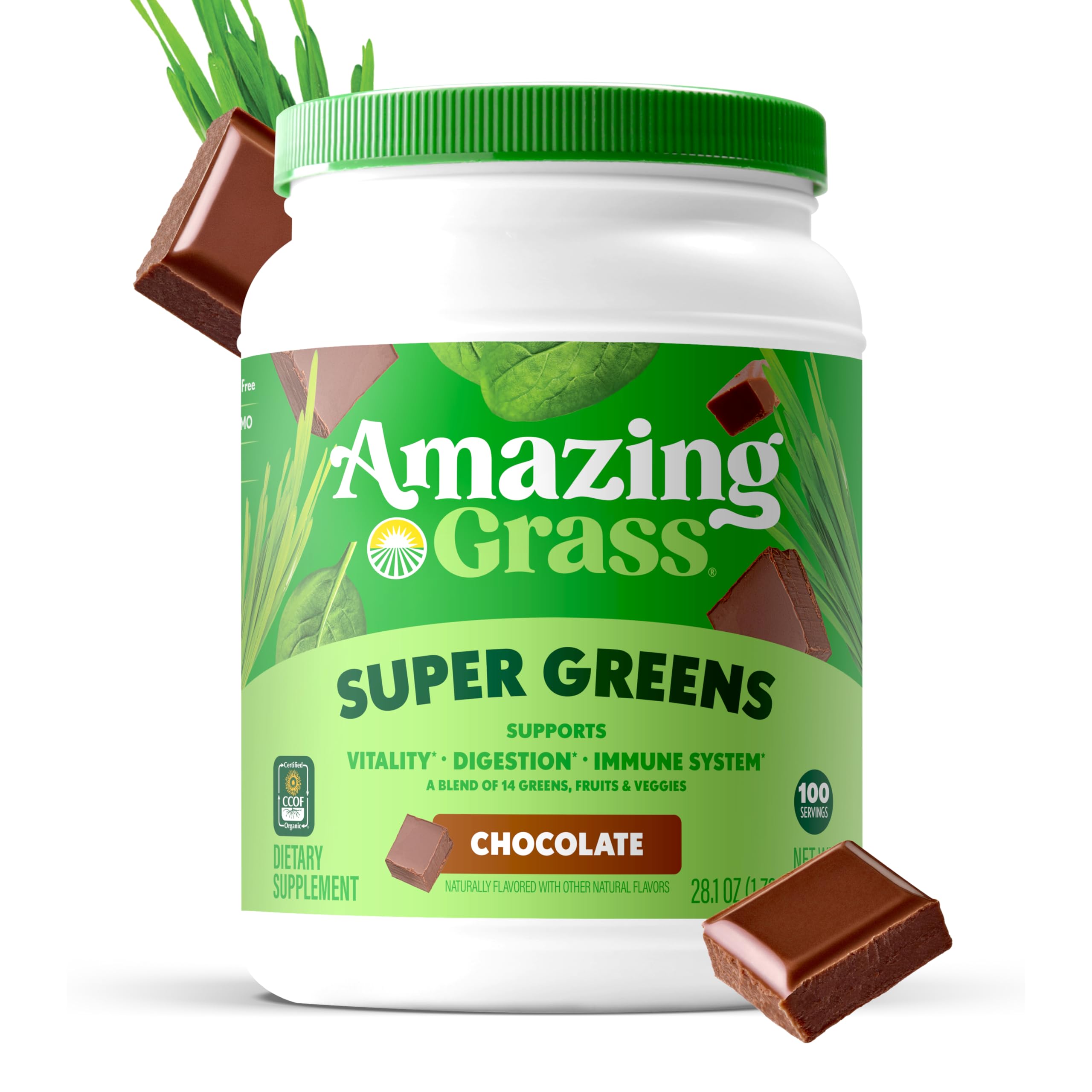 Amazing Grass smoothie bowl en cocina para una merienda nutritiva