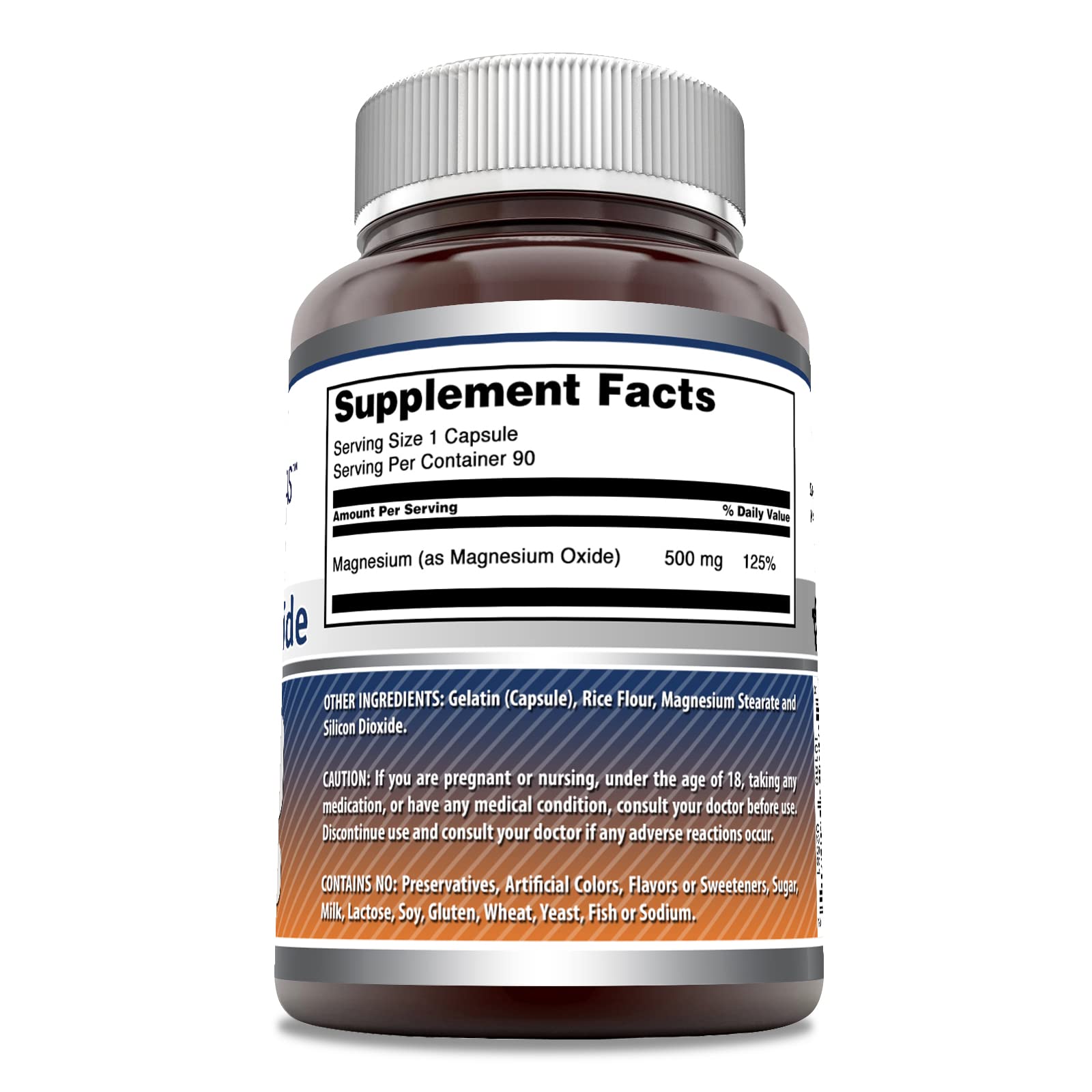 Amazing Nutrition etiqueta nutricional y sellos Non-GMO y sin gluten, transparencia y calidad