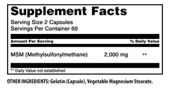 Amazing Nutrition etiqueta en primer plano con información de ingredientes