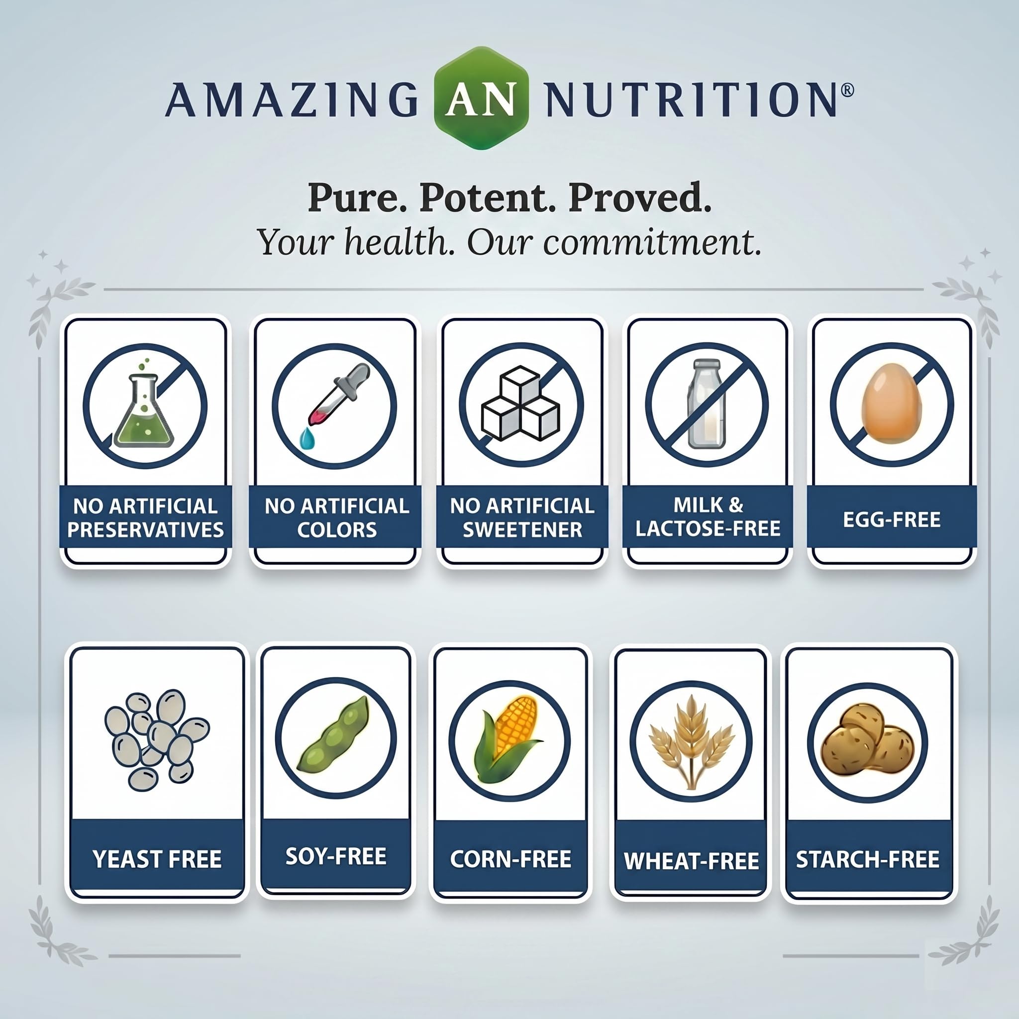 Amazing Nutrition cápsula en mano para mostrar escala y facilidad de uso