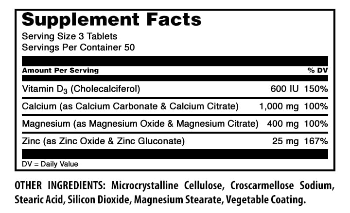 Amazing Nutrition primer plano de tabletas mostrando tamaño y textura