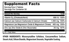 Amazing Nutrition primer plano de tabletas mostrando tamaño y textura