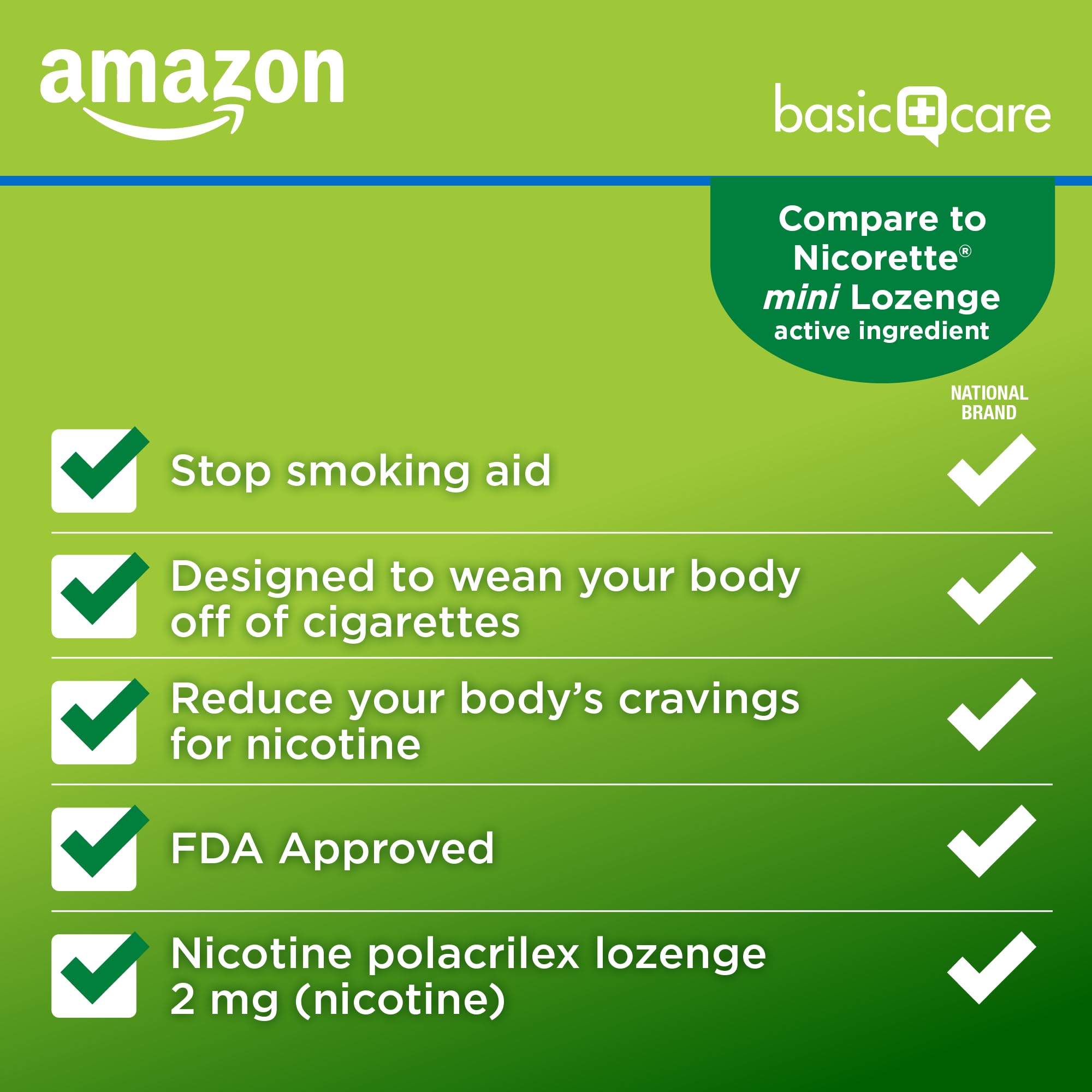 Amazon Basic Care producto en mesa con menta, beneficio: presentación fresca y discreta