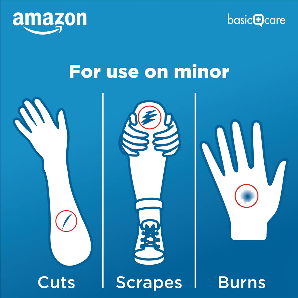 Amazon Basic Care textura de la gasa mostrando material ultra suave para piel sensible