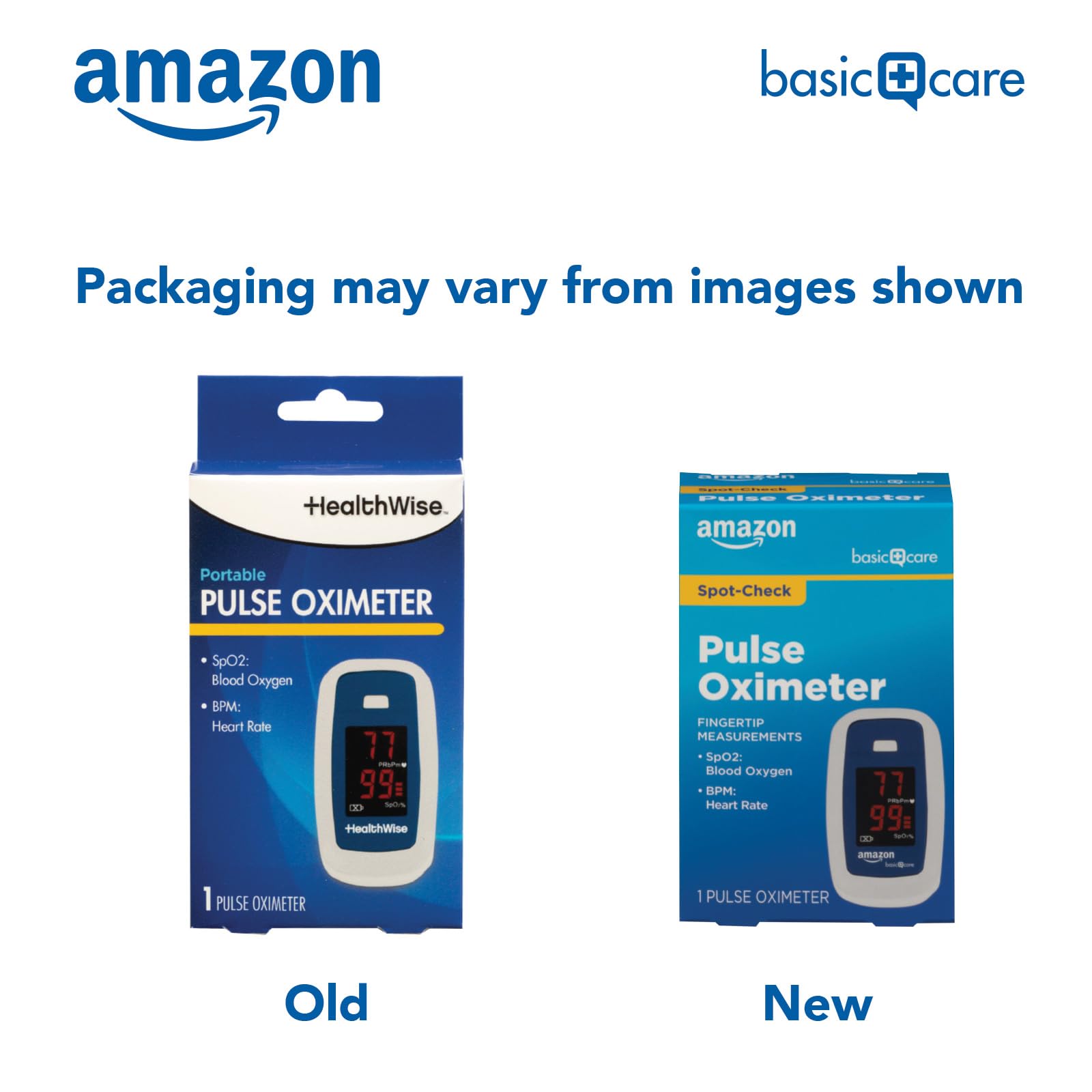 Amazon Basic Care pantalla iluminada con números rojos para lectura fácil