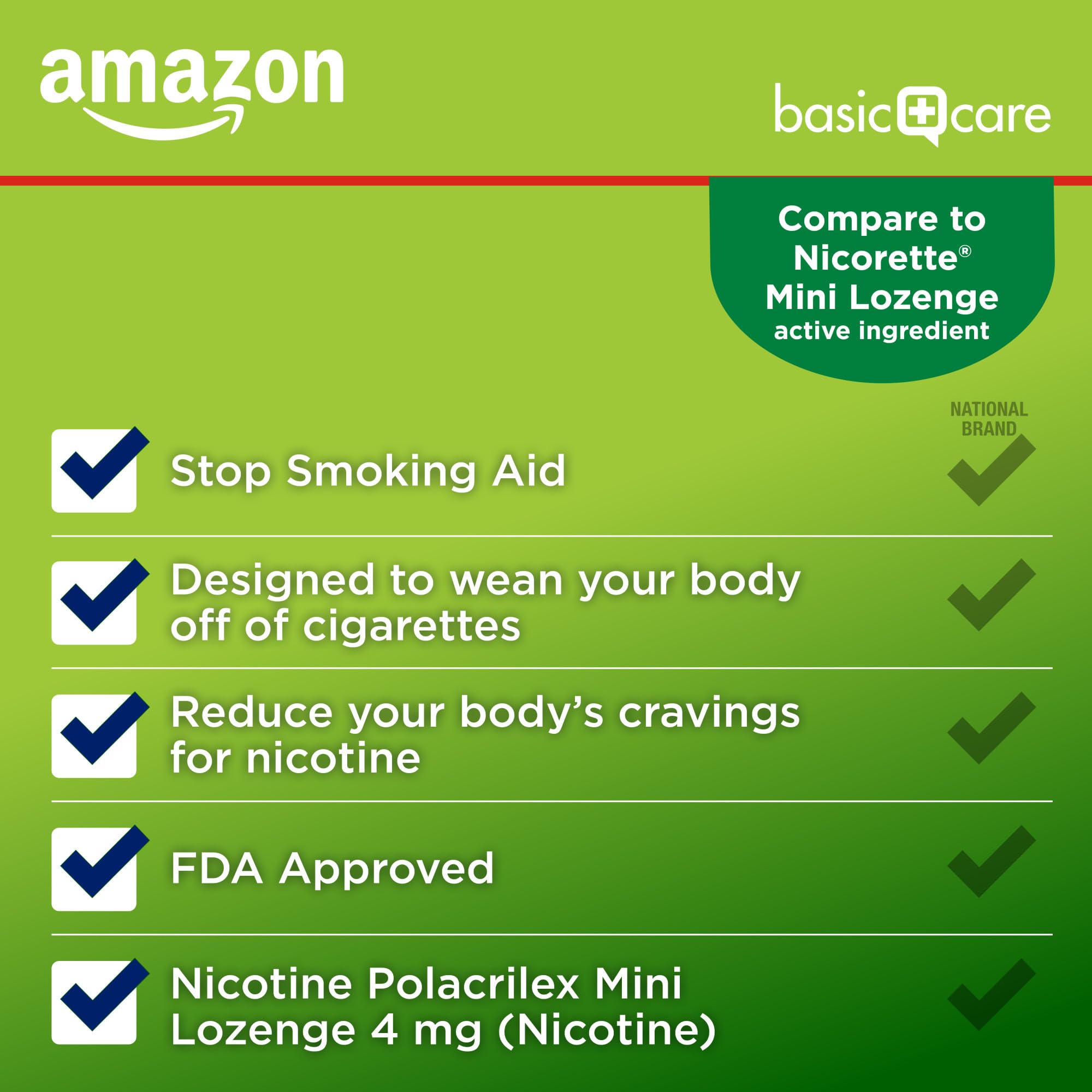 Contenido abierto con pastillas Amazon Basic Care para control de porciones y uso fácil