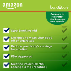 Contenido abierto con pastillas Amazon Basic Care para control de porciones y uso fácil