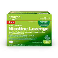 Amazon Basic Care empaque frontal que muestra cantidad y sabor con conveniencia