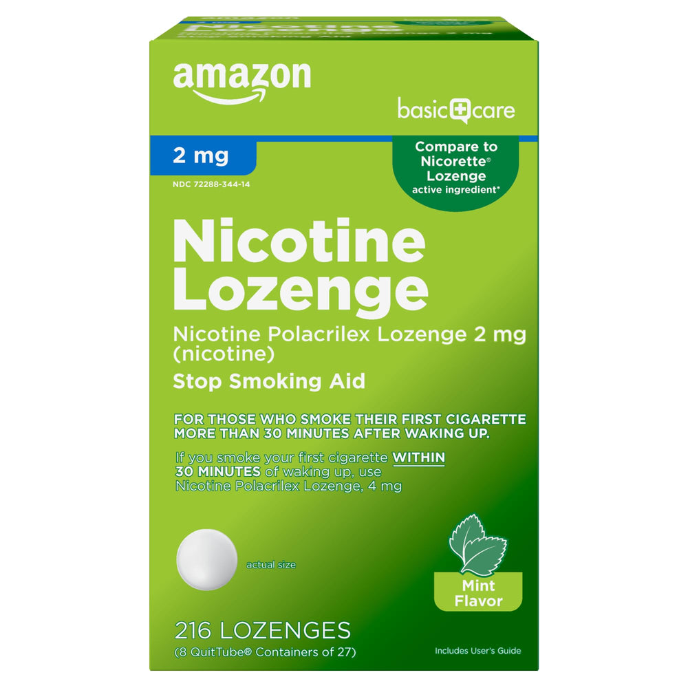 Amazon Basic Care envase frontal mostrando cantidad y sabor menta, aporta conveniencia
