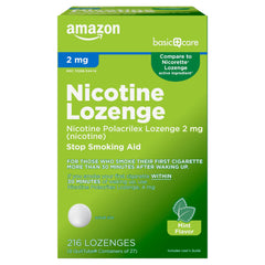 Amazon Basic Care envase frontal mostrando cantidad y sabor menta, aporta conveniencia