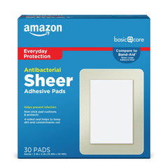 Amazon Basic Care vendaje frontal muestra cobertura extragrande y discreción