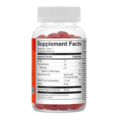 Amazon Basics etiqueta con información nutricional clara y detallada