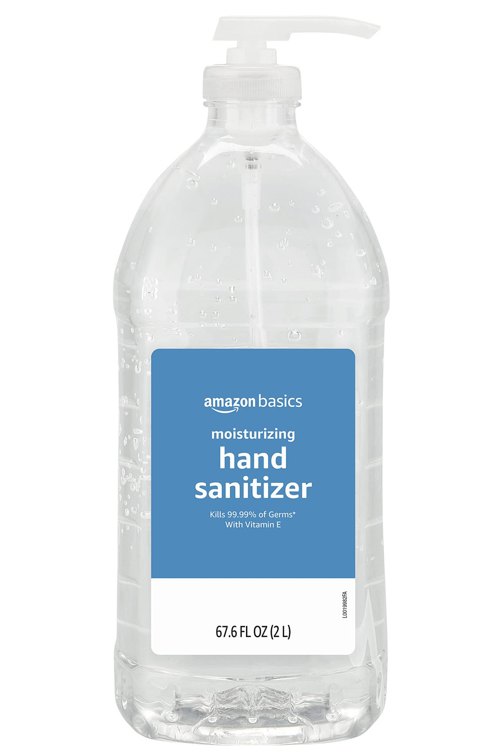 Amazon Basics botella de 2 litros frente, envase práctico para rellenar y ahorrar