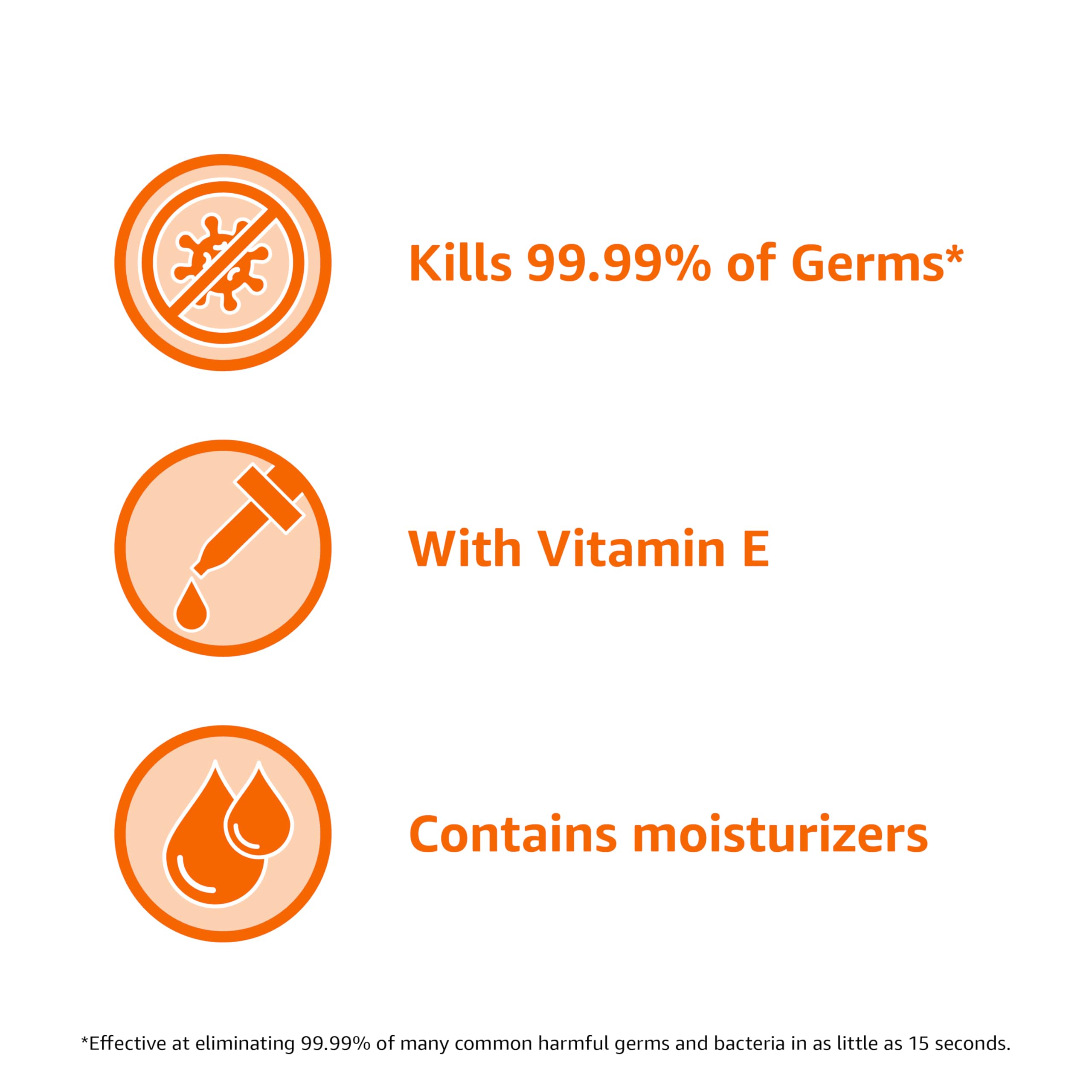 Amazon Basics gel textura en palma, fórmula con vitamina E y humectantes