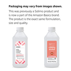 Amazon Basics vertido sobre gasa para limpieza rápida y control preciso