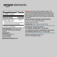 Amazon Elements detalle de cápsula para mostrar textura y formulación fácil de tragar