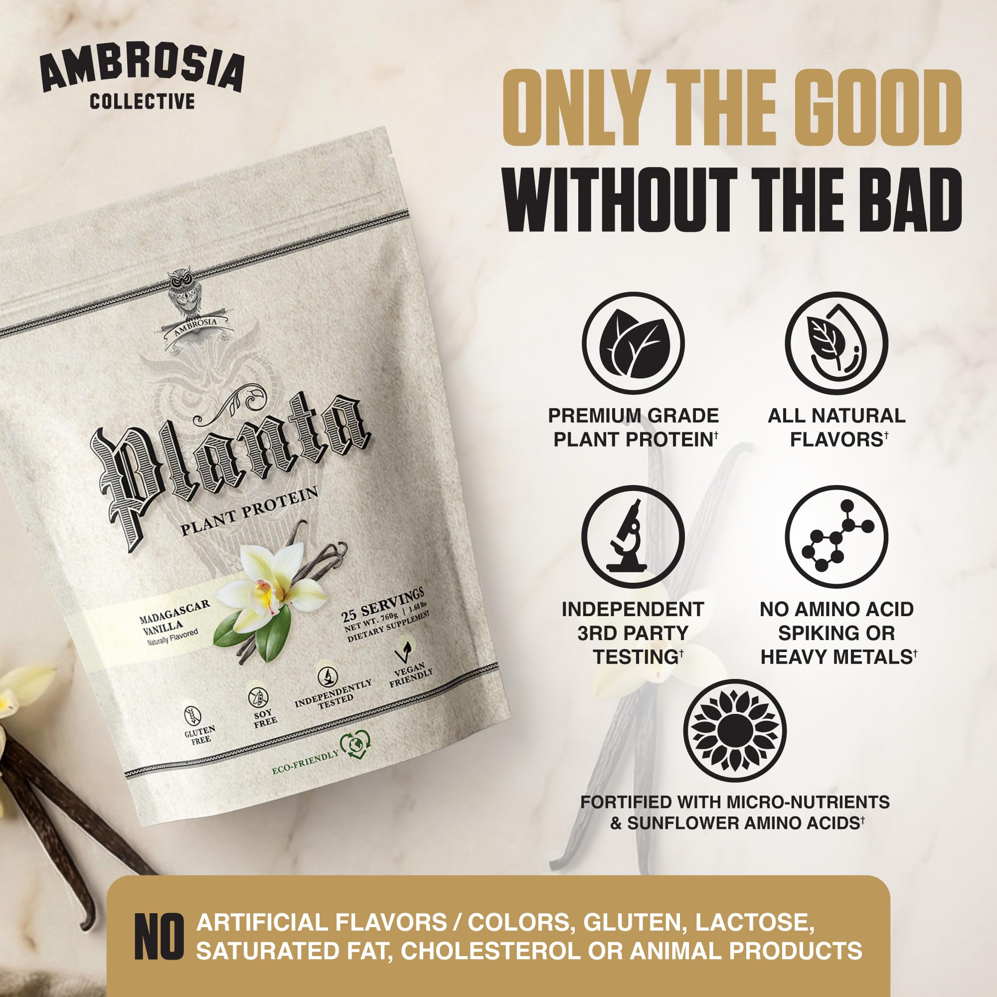 Ambrosia producto en mesa de desayuno, ideal para rutinas diarias y estilo de vida activo