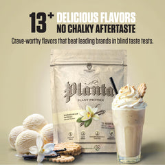 Ambrosia batido de vainilla con frutas, ejemplo de mezcla saludable y sabor apetitoso