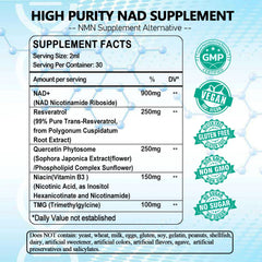 AMENQ hHEALTH detalle de la etiqueta con lista de ingredientes y beneficios