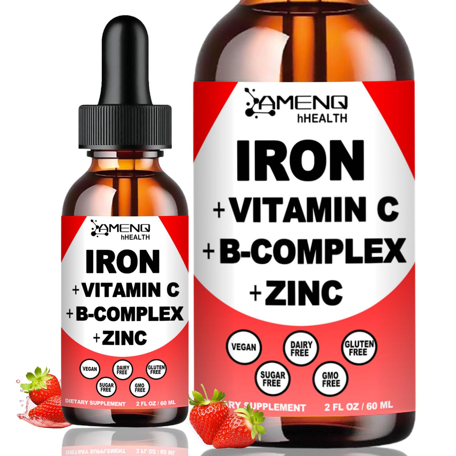 AMENQ hHEALTH frente del envase mostrando diseño y beneficios