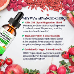 AMENQ hHEALTH gotas mezcladas en vaso para consumo inmediato y absorción