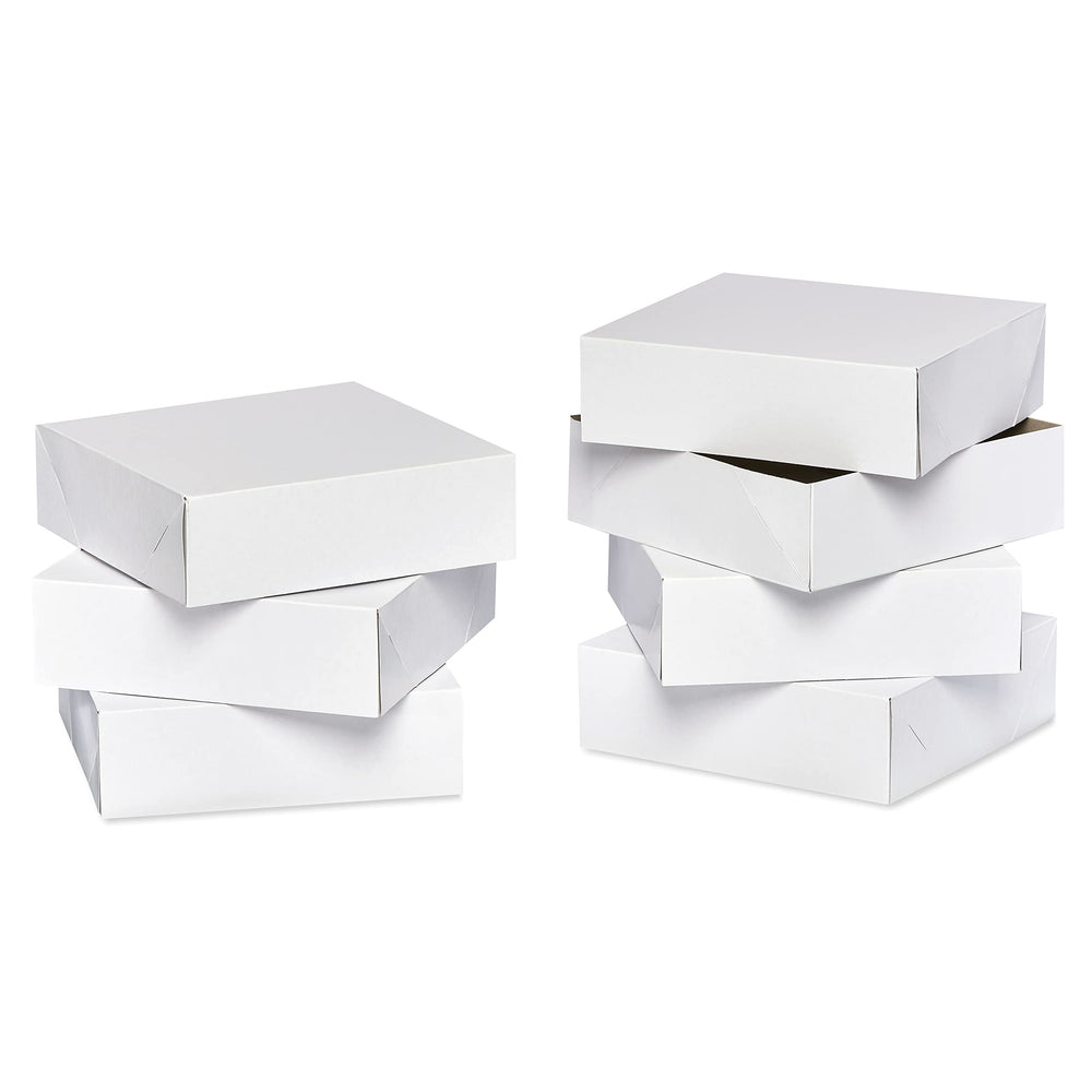 American Greetings caja frontal blanca muestra acabado profesional