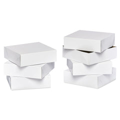 American Greetings caja frontal blanca muestra acabado profesional