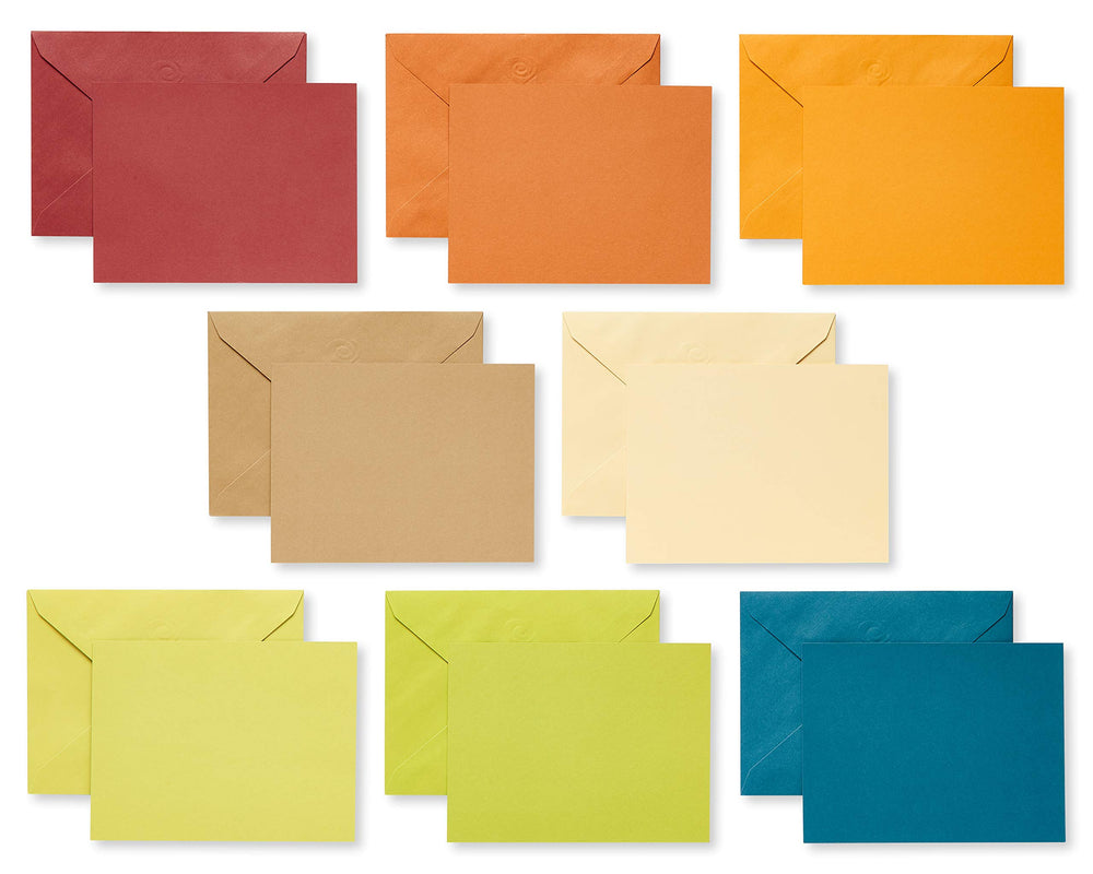 American Greetings frontal del paquete con 100 tarjetas y sobres a juego, organización eficiente