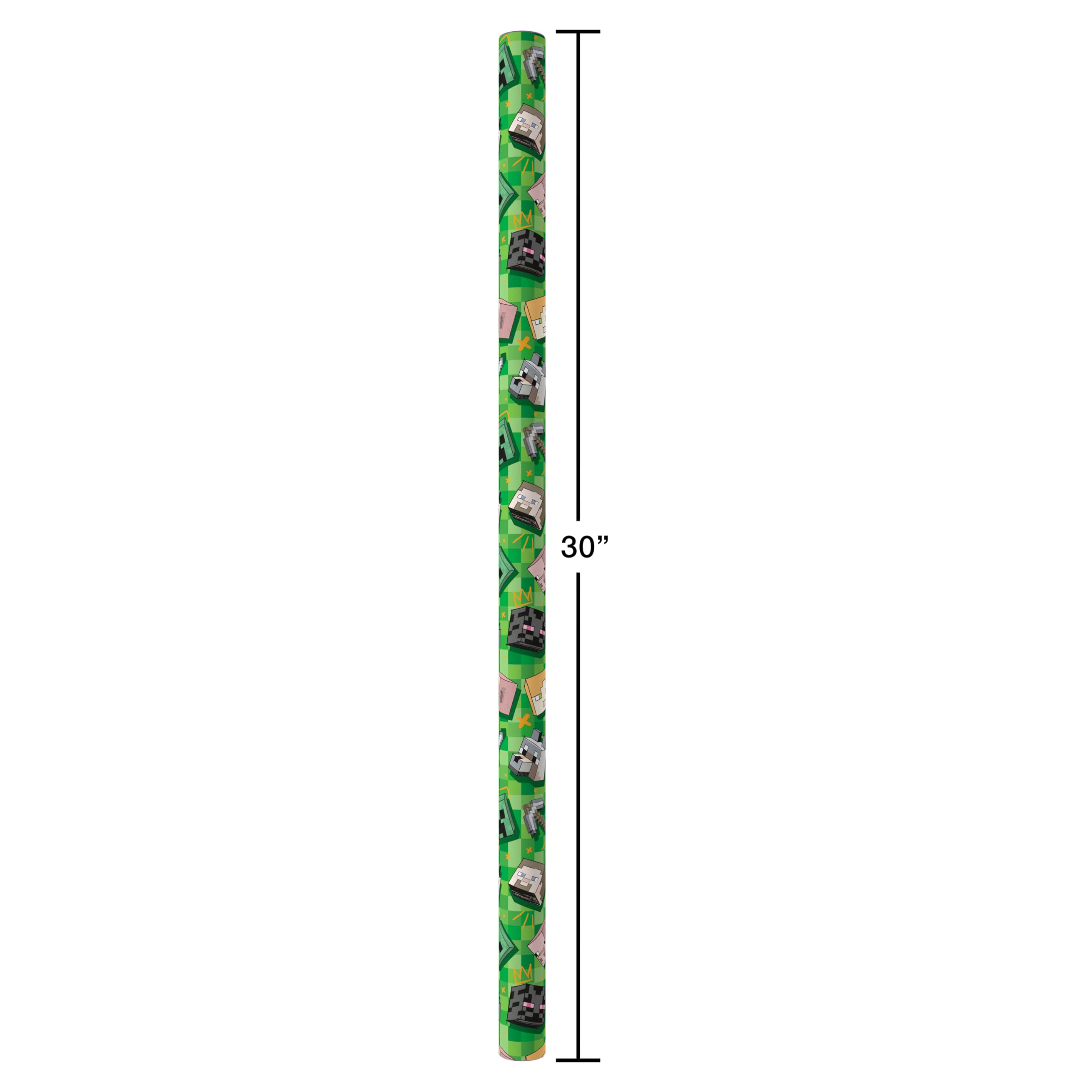 American Greetings reverso con patrón pixelado verde claro, combina fácilmente