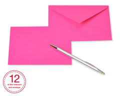 American Greetings tarjeta en mano escrita, muestra legibilidad y color