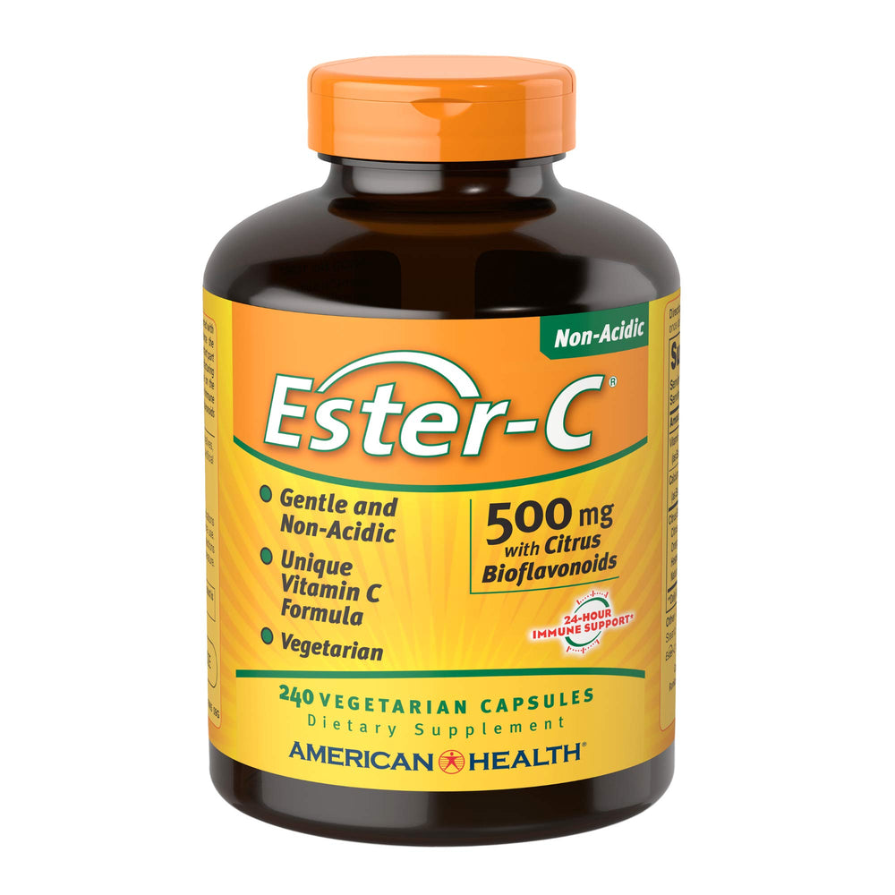 American Health frasco frontal mostrando etiqueta y beneficio de soporte inmune