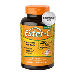 American Health frasco frontal mostrando etiqueta y beneficios