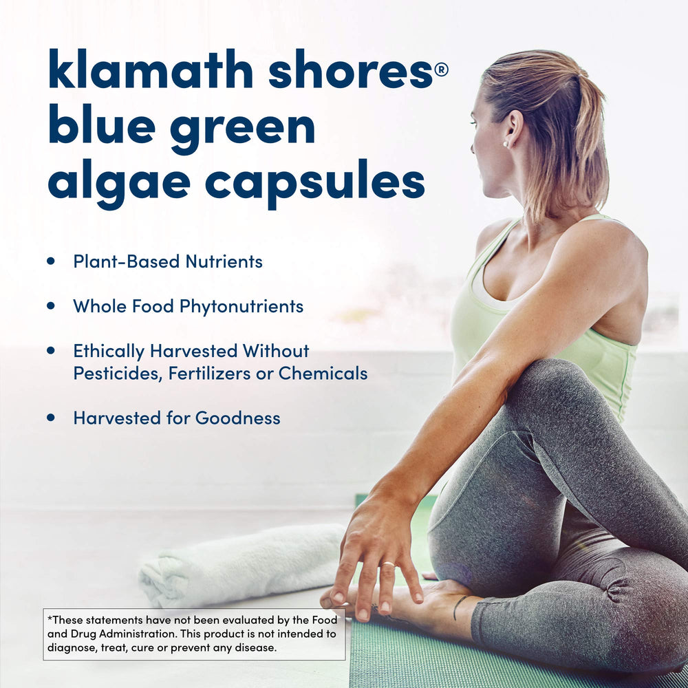 American Health escena del lago Klamath mostrando origen natural y pureza