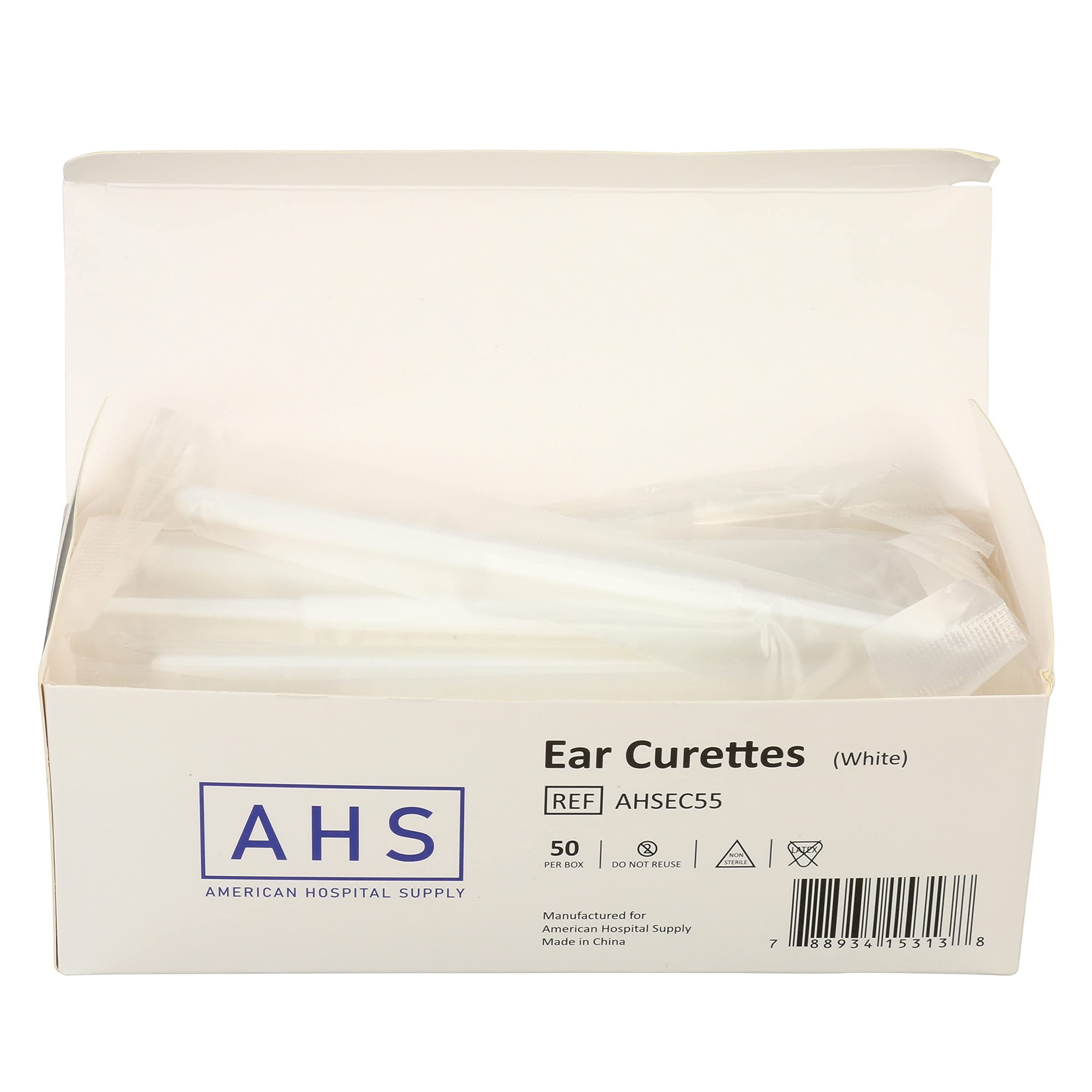AMERICAN HOSPITAL SUPPLY primer plano de punta cuchara para extracción segura