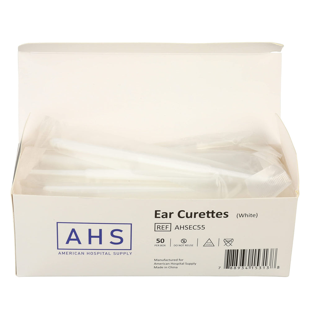AMERICAN HOSPITAL SUPPLY primer plano de punta cuchara para extracción segura