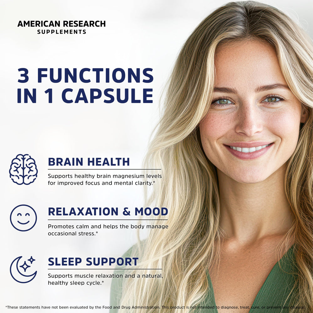 American Research Supplements cápsulas a detalle que muestran textura y fácil ingestión